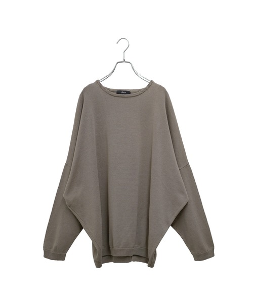 MinoriTY（マイノリティ）の「【入荷禁止】ニット オーバーサイズ ニット ドルマンスリーブ セーター コットンハイゲージ クルーネック 秋服 冬服（ニット/セーター・メンズ・ブラック/アッシュブラウン/アイボリー/マジェンタ/ラベンダー/グレイッシュベージュ・M/L/S）」の21枚目の写真