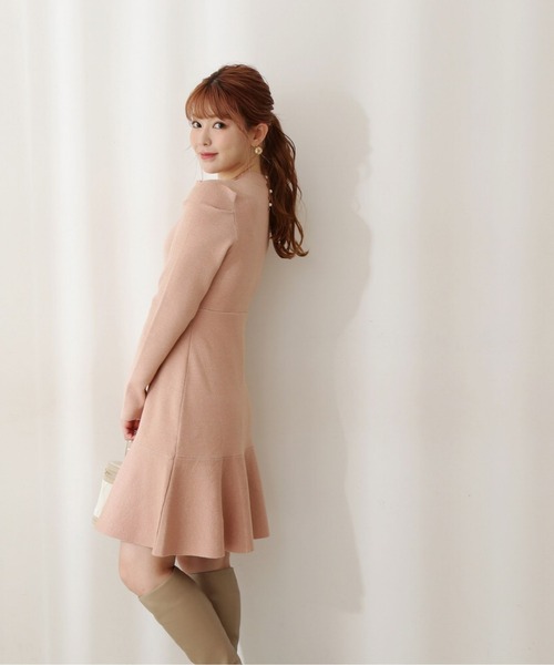 PROPORTION BODY DRESSING（プロポーションボディドレッシング）の「＜Ｅ＞ツイード調ミニマーメイドワンピース / 1212247001（ワンピース・レディース・グレー/オレンジ・SMALL/MEDIUM）」の2枚目の写真