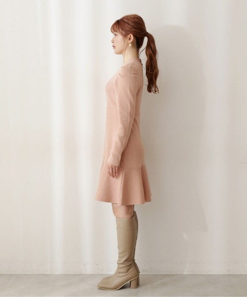 PROPORTION BODY DRESSING（プロポーションボディドレッシング）の「＜Ｅ＞ツイード調ミニマーメイドワンピース / 1212247001（ワンピース・レディース・グレー/オレンジ・SMALL/MEDIUM）」の7枚目の写真