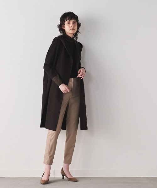 la.f…（ラエフ）の「【WEB別注】ムレないECOストレッチレザーパンツ≪洗濯機で洗える≫（その他パンツ・レディース・ブラック/ベージュ・11号/9号/7号）」の18枚目の写真