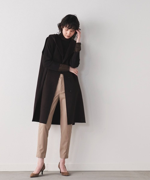 la.f…（ラエフ）の「【WEB別注】ムレないECOストレッチレザーパンツ≪洗濯機で洗える≫（その他パンツ・レディース・ブラック/ベージュ・11号/9号/7号）」の19枚目の写真