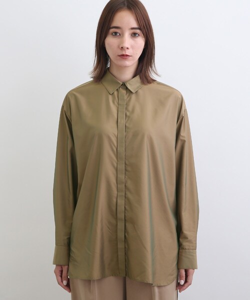 INDIVI（インディヴィ）の「◇シャンブレーコンフォートシャツ（シャツ 