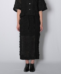Wizzard（ウィザード）の「wizzard/ウィザード/EMBROIDERY SHIRRING FAB SKIRT（スカート・メンズ）」