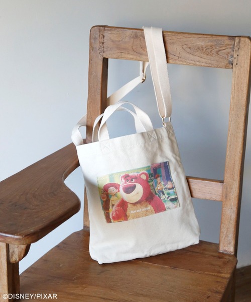 Disney（ディズニー）の「【WEB限定】トイ・ストーリー　2WAYトートバッグ（ショルダーバッグ・レディース・ホワイト/グレー・FREE）」の12枚目の写真