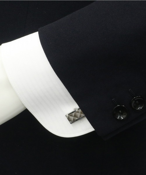TOKYO SHIRTS(トウキョウシャツ)の「日本製 カフリンクス・タイピンセット(ネクタイピン・メンズ・シルバー系その他/シルバー・FREE)」の4枚目の写真