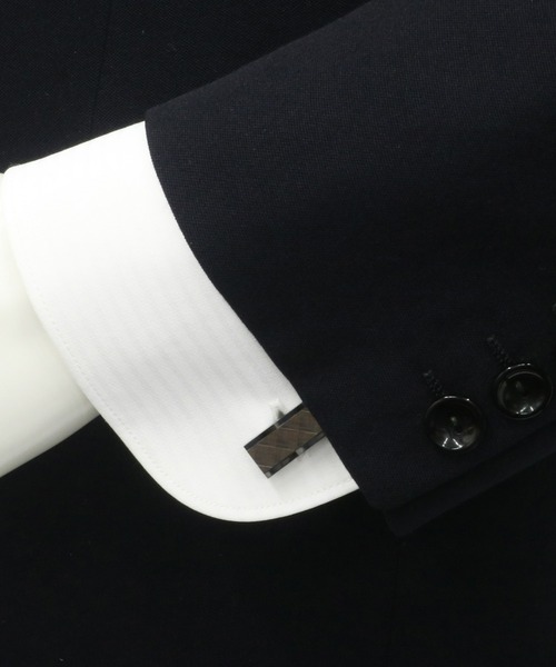 TOKYO SHIRTS(トウキョウシャツ)の「日本製 カフリンクス・タイピンセット(ネクタイピン・メンズ・シルバー系その他/シルバー・FREE)」の3枚目の写真