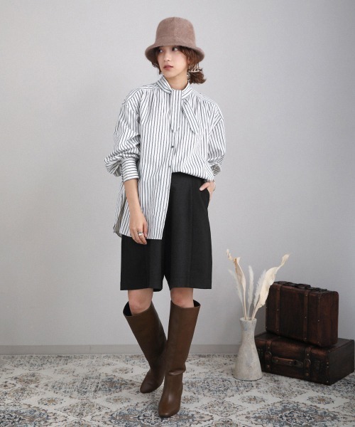 Bou Jeloud（ブージュルード）の「ルーズロングブーツ（ブーツ・レディース・ブラック/ブラウン/アイボリー・M/L）」の20枚目の写真