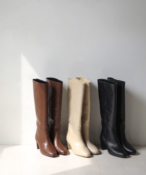 Bou Jeloud（ブージュルード）の「ルーズロングブーツ（ブーツ・レディース・ブラック/ブラウン/アイボリー・M/L）」の13枚目の写真