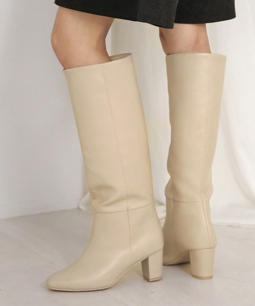 Bou Jeloud（ブージュルード）の「ルーズロングブーツ（ブーツ・レディース・ブラック/ブラウン/アイボリー・M/L）」の19枚目の写真