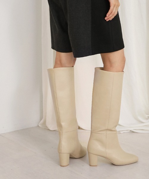 Bou Jeloud（ブージュルード）の「ルーズロングブーツ（ブーツ・レディース・ブラック/ブラウン/アイボリー・M/L）」の8枚目の写真