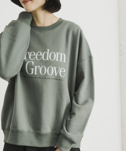 URBAN RESEARCH(アーバンリサーチ)の「裏起毛ロゴスウェット(スウェット・レディース・グリーン系その他/グレー系その他・FREE)」の19枚目の写真