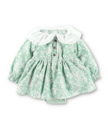 【ペア】衿つき長袖カバーオール
