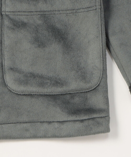 COMME CA ISM（コムサイズム）の「ジャージーフェイクムートンコート（M140～150・L150～160）（ムートンコート・キッズ・ベージュ/チャコール・MEDIUM/LARGE）」の8枚目の写真