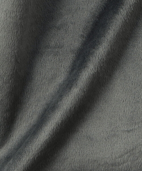 COMME CA ISM（コムサイズム）の「ジャージーフェイクムートンコート（M140～150・L150～160）（ムートンコート・キッズ・ベージュ/チャコール・MEDIUM/LARGE）」の6枚目の写真