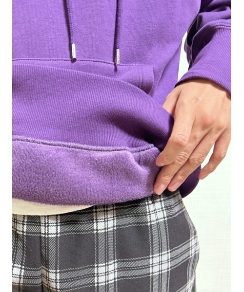 Lee(リー)の「【Lee】裏シャギーパーカー(パーカー・メンズ・パープル・M/L/XL)」の9枚目の写真
