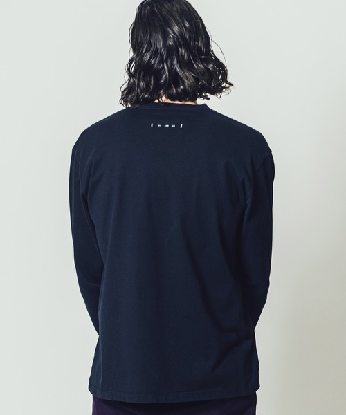 CRIMIE（クライミー）の「CR LOGO POCKET LONG SLEEVE T SHIRT / CRロゴ ポケット 長袖 Tシャツ（Tシャツ/カットソー・メンズ・ブラック/ホワイト・L/XXL/M/XL/S）」の6枚目の写真