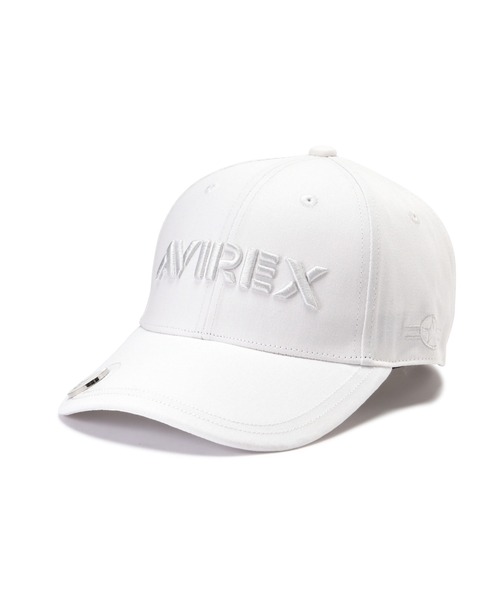 AVIREX（アヴィレックス）の「《GOLF WEAR》マーカー付き キャップ / MARKER付 CAP / アヴィレックス / AVIREX（ゴルフグッズ・メンズ・ホワイト/グレー/カーキ/ブラック/ネイビー・F）」の2枚目の写真