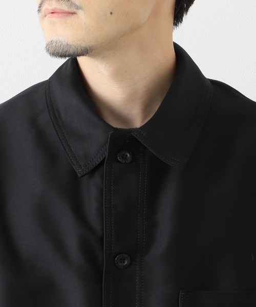 Le LABOUREUR（ラブルール）の「【LE LABOUREUR / ル・ラブルール】  VESTON MOLESKINE（カバーオール・メンズ・ブラック/アイボリー・3/4）」の9枚目の写真