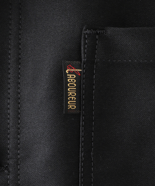 Le LABOUREUR（ラブルール）の「【LE LABOUREUR / ル・ラブルール】  VESTON MOLESKINE（カバーオール・メンズ・ブラック/アイボリー・3/4）」の14枚目の写真