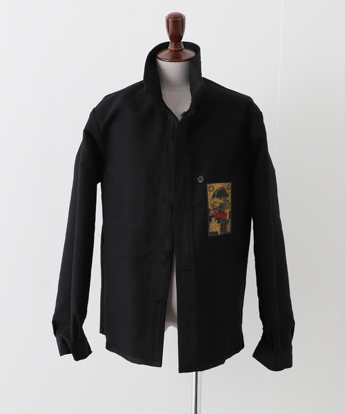 Le LABOUREUR（ラブルール）の「【LE LABOUREUR / ル・ラブルール】  VESTON MOLESKINE（カバーオール・メンズ・ブラック/アイボリー・3/4）」の18枚目の写真