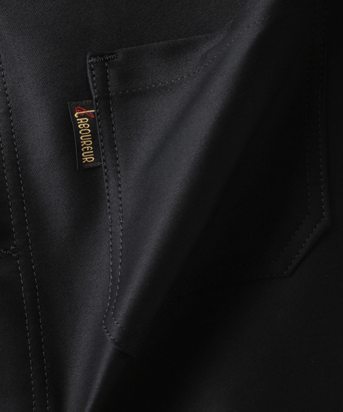 Le LABOUREUR（ラブルール）の「【LE LABOUREUR / ル・ラブルール】  VESTON MOLESKINE（カバーオール・メンズ・ブラック/アイボリー・3/4）」の22枚目の写真