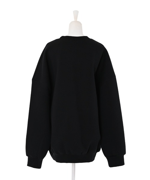 Narcissus(ナルシス)の「【Narcissus】シンプルスウェット(スウェット・レディース・ブラック/ブルー・FREE)」の9枚目の写真