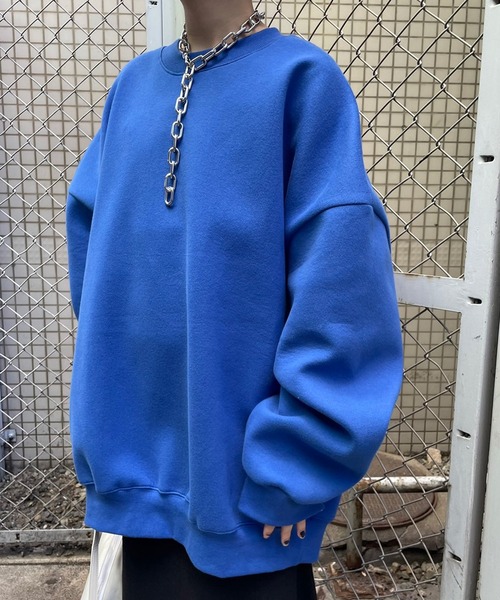 Narcissus(ナルシス)の「【Narcissus】シンプルスウェット(スウェット・レディース・ブラック/ブルー・FREE)」の17枚目の写真