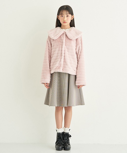 mezzo piano Junior（メゾピアノジュニア）の「ビッグカラーフェイク