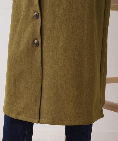 DRESKIP（ドレスキップ）の「◆ジレにもなるジャンスカ（スカート・レディース・キャメル/ダークブラウン/ブラック・02/03）」の19枚目の写真