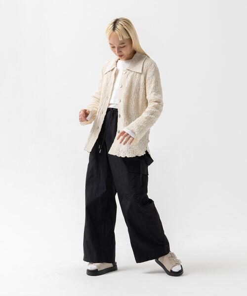 CITEN（シテン）の「＜CITEN＞ユーティリティ カーゴパンツ（カーゴパンツ・レディース・ライム/ブラック・S/M）」の16枚目の写真