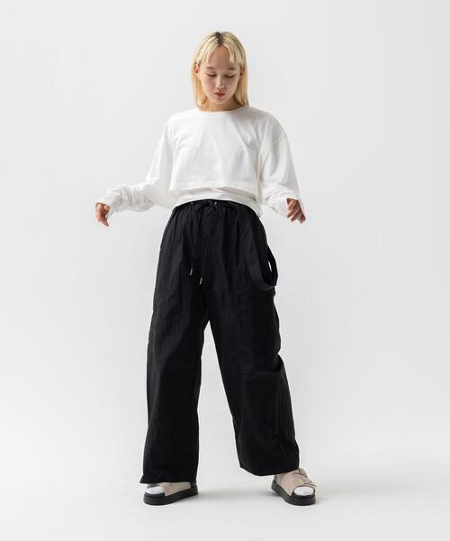 CITEN（シテン）の「＜CITEN＞ユーティリティ カーゴパンツ（カーゴパンツ・レディース・ライム/ブラック・S/M）」の20枚目の写真