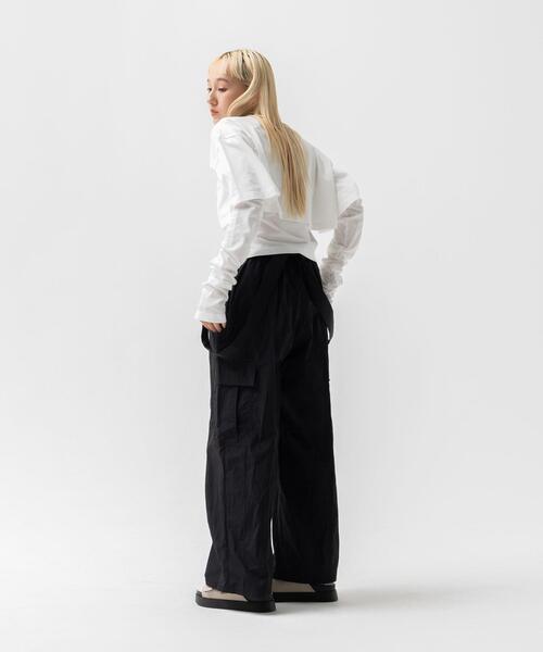 CITEN（シテン）の「＜CITEN＞ユーティリティ カーゴパンツ（カーゴパンツ・レディース・ライム/ブラック・S/M）」の21枚目の写真