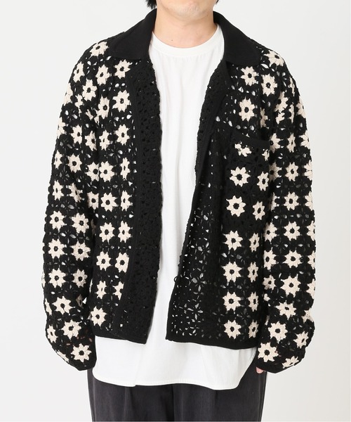 journal standard relume クロシェアミ　ニットカーディガン CALIFORNIA クロシェアミ ニットカーディガン 