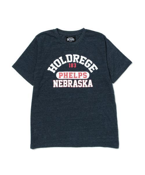 BEAMS（ビームス）の「BEAMS / アメリカン ロゴTEE（Tシャツ/カットソー・メンズ・グレー/ホワイト/ネイビー・LARGE/X-LARGE/MEDIUM/SMALL）」の7枚目の写真