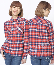 X-girl | FLANNEL PLAID L/S SHIRT(シャツ/ブラウス)