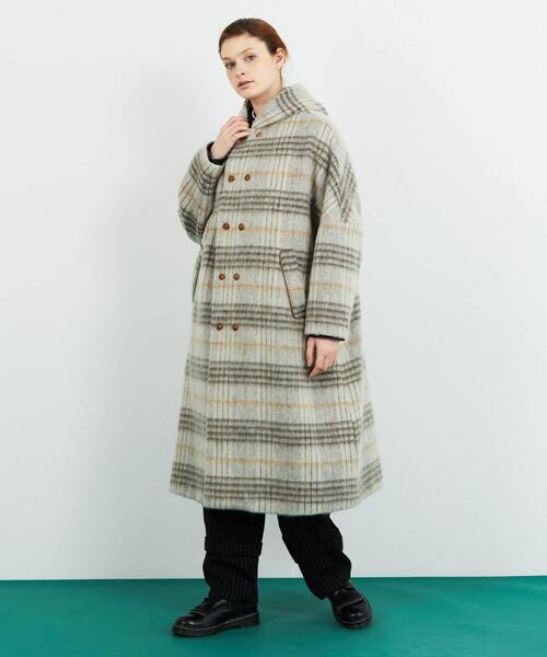 FRAPBOIS(フラボア)の「ダッフィーコート(ダッフルコート・レディース・ベージュ/ブラウン・1/2)」の16枚目の写真