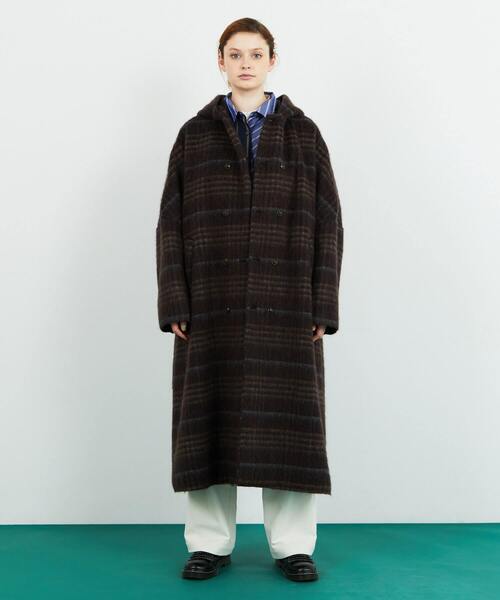 FRAPBOIS(フラボア)の「ダッフィーコート(ダッフルコート・レディース・ベージュ/ブラウン・1/2)」の14枚目の写真