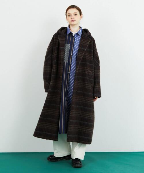 FRAPBOIS(フラボア)の「ダッフィーコート(ダッフルコート・レディース・ベージュ/ブラウン・1/2)」の10枚目の写真