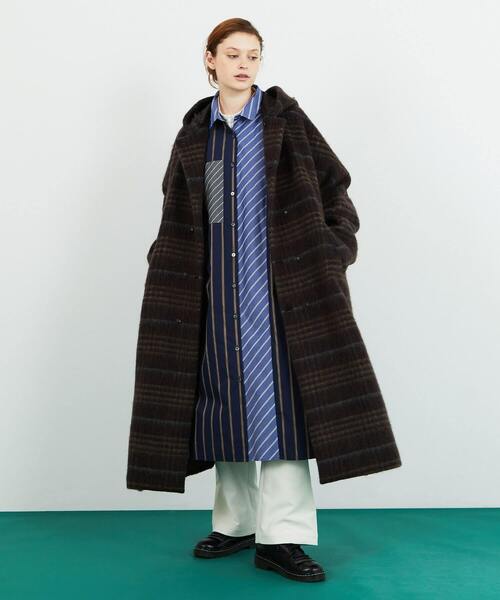 FRAPBOIS(フラボア)の「ダッフィーコート(ダッフルコート・レディース・ベージュ/ブラウン・1/2)」の8枚目の写真