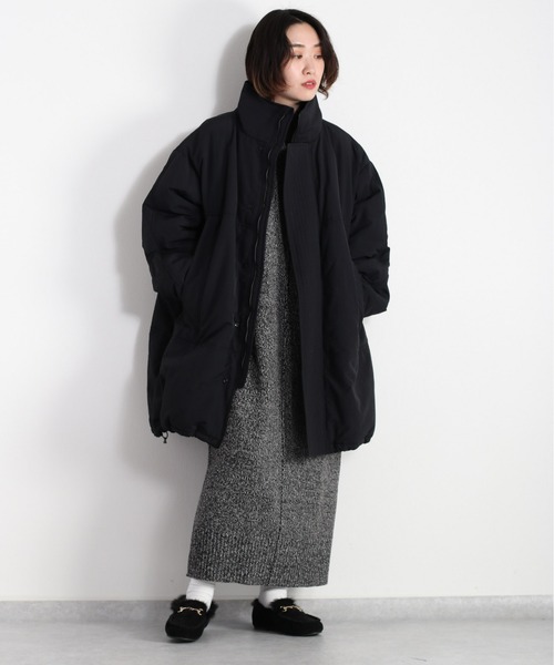 cepo（セポ）の「メランジ ハイネックニットワンピース（ワンピース・レディース・ブラック/グリーン/オフホワイト・M）」の12枚目の写真