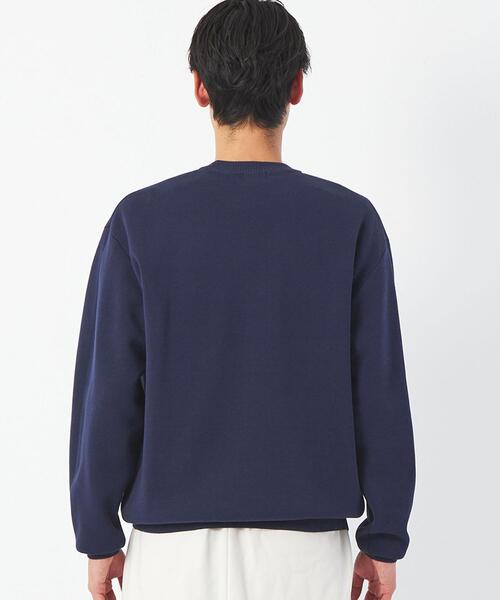 green label relaxing（グリーンレーベルリラクシング）の「クリアミラノリブ クルーネック ニット -ウォッシャブル-（ニット/セーター・メンズ・ケリー/ベージュ/ライム/ネイビー・S/M/L/XL）」の10枚目の写真