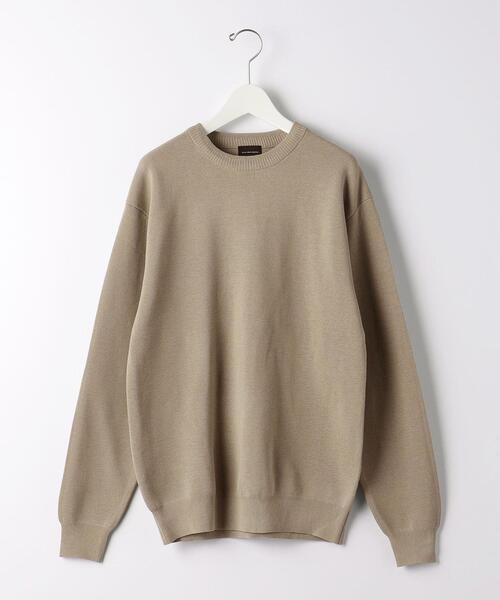 green label relaxing（グリーンレーベルリラクシング）の「クリアミラノリブ クルーネック ニット -ウォッシャブル-（ニット/セーター・メンズ・ケリー/ベージュ/ライム/ネイビー・S/M/L/XL）」の18枚目の写真