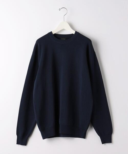 green label relaxing（グリーンレーベルリラクシング）の「クリアミラノリブ クルーネック ニット -ウォッシャブル-（ニット/セーター・メンズ・ケリー/ベージュ/ライム/ネイビー・S/M/L/XL）」の22枚目の写真