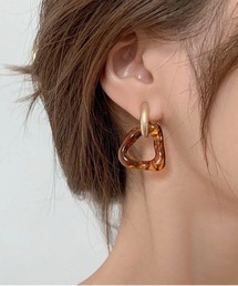 【OKUOKU 0909】 ベッコウモチーフピアス oku-pierce-688591049563-339 I