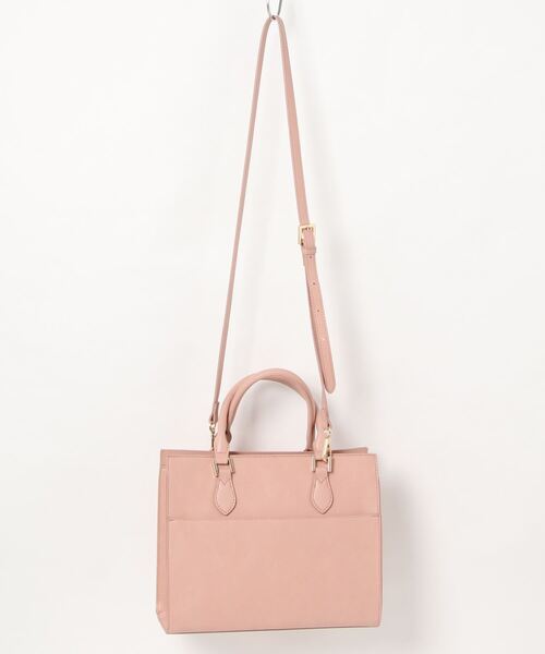 dazzlin(ダズリン)の「dazzlin/ダズリン シュリンク/スムース フラワー柄プリント2wayスクエアハンドバッグ(ハンドバッグ・レディース・アイボリー/ブラック/ベージュ系その他/ブルー系その他/ピンク系その他・FREE)」の7枚目の写真