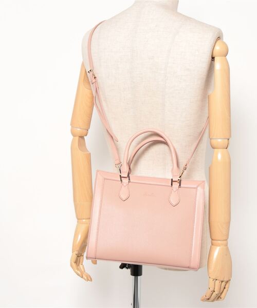 dazzlin(ダズリン)の「dazzlin/ダズリン シュリンク/スムース フラワー柄プリント2wayスクエアハンドバッグ(ハンドバッグ・レディース・アイボリー/ブラック/ベージュ系その他/ブルー系その他/ピンク系その他・FREE)」の8枚目の写真