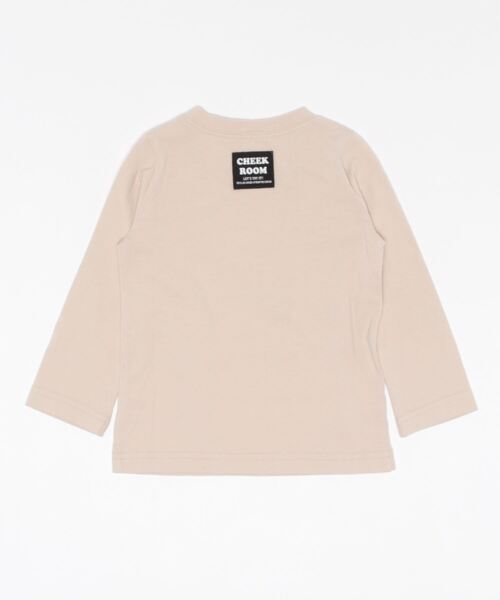 CHEEK ROOM（チークルーム）の「チークルーム お寿司ロングTシャツ（Tシャツ/カットソー・キッズ・ピンク/サンドベージュ/サックスブルー・130cm/80ｃｍ/100cm/110cm/120cm/90cm）」の4枚目の写真