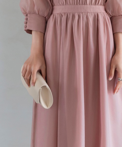 DRESS PLUS(ドレスプラス)の「パーティーバッグ 2WAY チェーン付き 結婚式(クラッチバッグ・レディース・ブルーグレー/ラベンダー/アッシュグレー/ライトベージュ・フリー)」の17枚目の写真