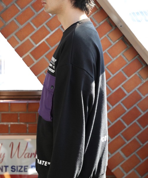 セール】胸ポケット付きトレーナー（スウェット）｜8(eight)（エイト