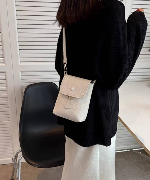 pumpkin port（パンプキンポート）の「ミニポシェット（ショルダーバッグ・レディース・ブラック/ベージュ/アイボリー・FREE）」の7枚目の写真